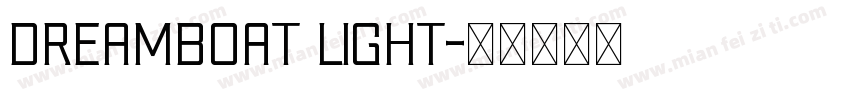 Dreamboat Light字体转换